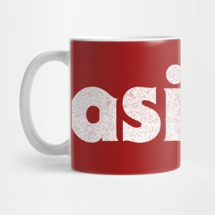 Asian / Faded Type Design Mug